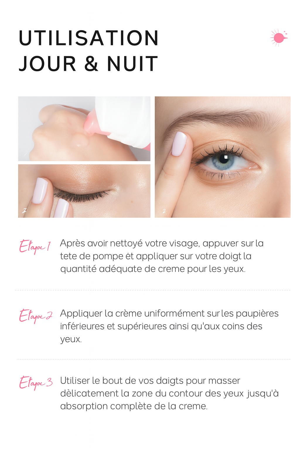 Crème Contour des Yeux 2en1