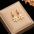 Boucle d'oreilles Fleurs