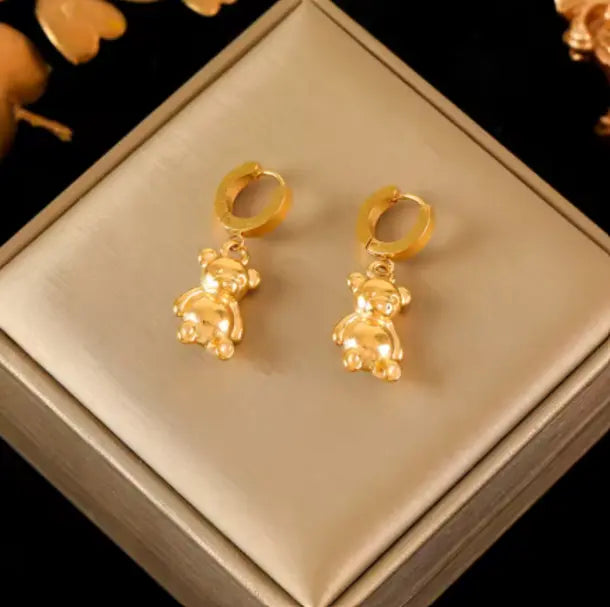 Boucle d'oreilles Ourson