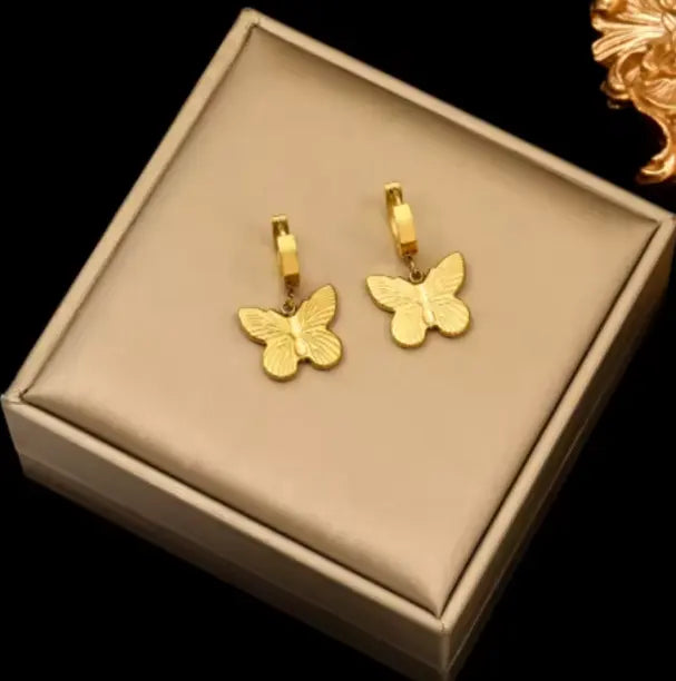 Boucle d'oreilles Butterfly