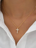 Collier Croix Dorée