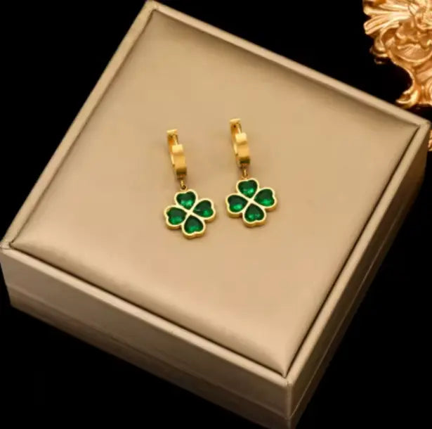 Boucles d'oreilles Trèfles